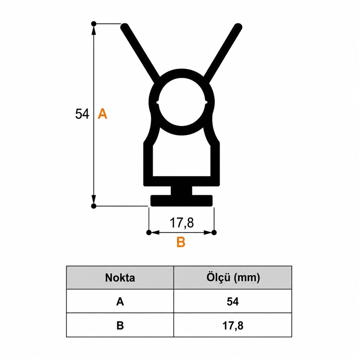 Otomatik Kepenk Alt Baza Fitili